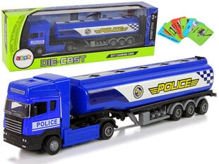 Lean rotaļlietas Policijas autocisterna 30 cm, zila cena un informācija | Rotaļlietas zēniem | 220.lv