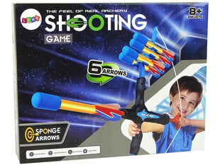 Lean toys Спортивный лук со стрелами, синий цена и информация | Конструктор автомобилей игрушки для мальчиков | 220.lv