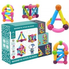 Magnētiskie klucīši, 28 gabali, Woopie цена и информация | Развивающие игрушки | 220.lv