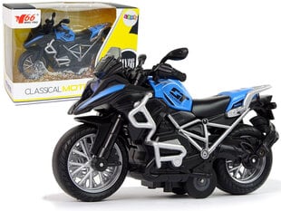 Мотоцикл со звуковыми и световыми эффектами, синий цена и информация | Игрушки для мальчиков | 220.lv