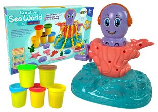 Plastilīna komplekts Zemūdens pasaule Octopus cena un informācija | Attīstošās rotaļlietas | 220.lv