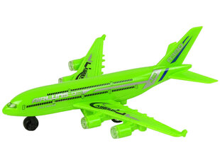 Игрушечный пассажирский самолет, зеленый цена и информация | Развивающие игрушки | 220.lv