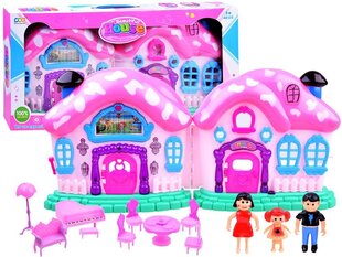 Saliekamā pasaku māja ar mēbelēm cena un informācija | Rotaļlietas meitenēm | 220.lv