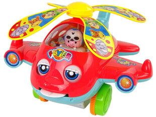 Кнопочный аэроплан со светящейся палочкой цена и информация | Игрушки для малышей | 220.lv
