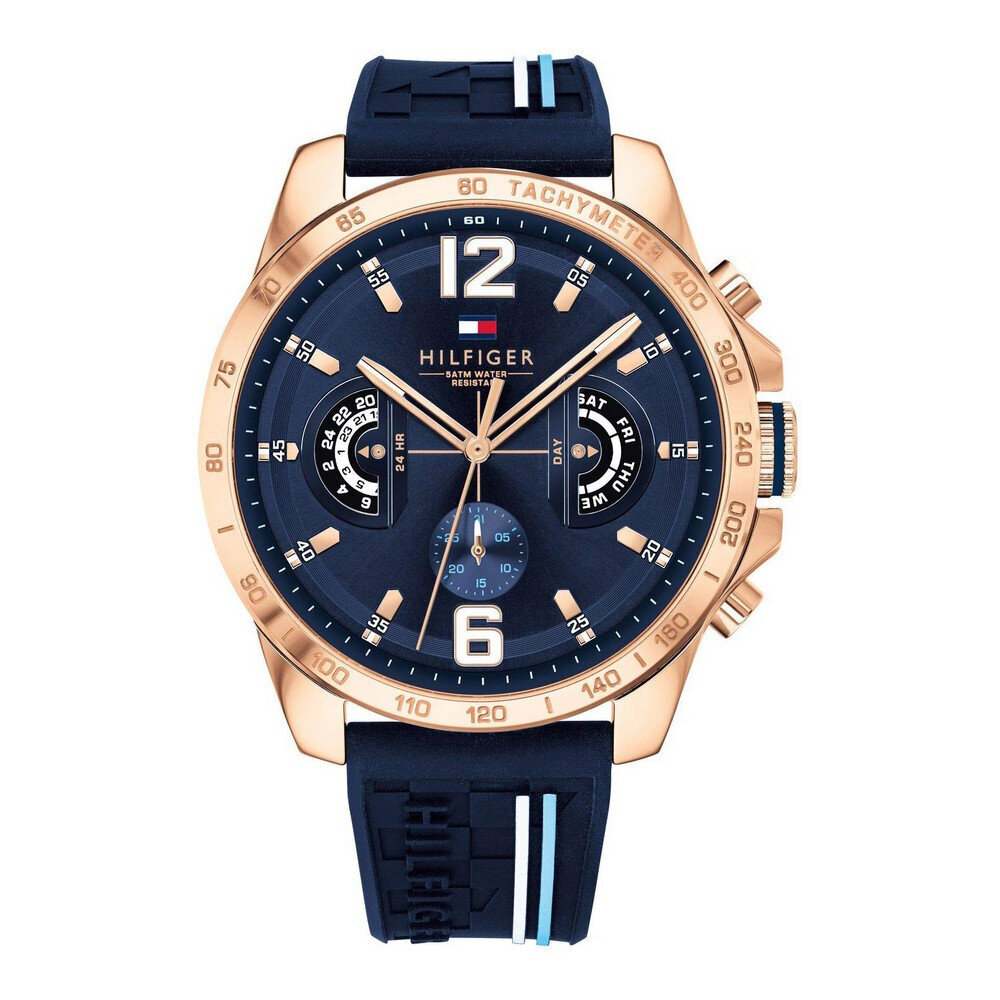 Unisex Pulkstenis Tommy Hilfiger 1791474 (Ø 46 mm) cena un informācija | Vīriešu pulksteņi | 220.lv