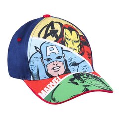Детская кепка The Avengers, синяя, 53 см цена и информация | Шапки, перчатки, шарфы для мальчиков | 220.lv