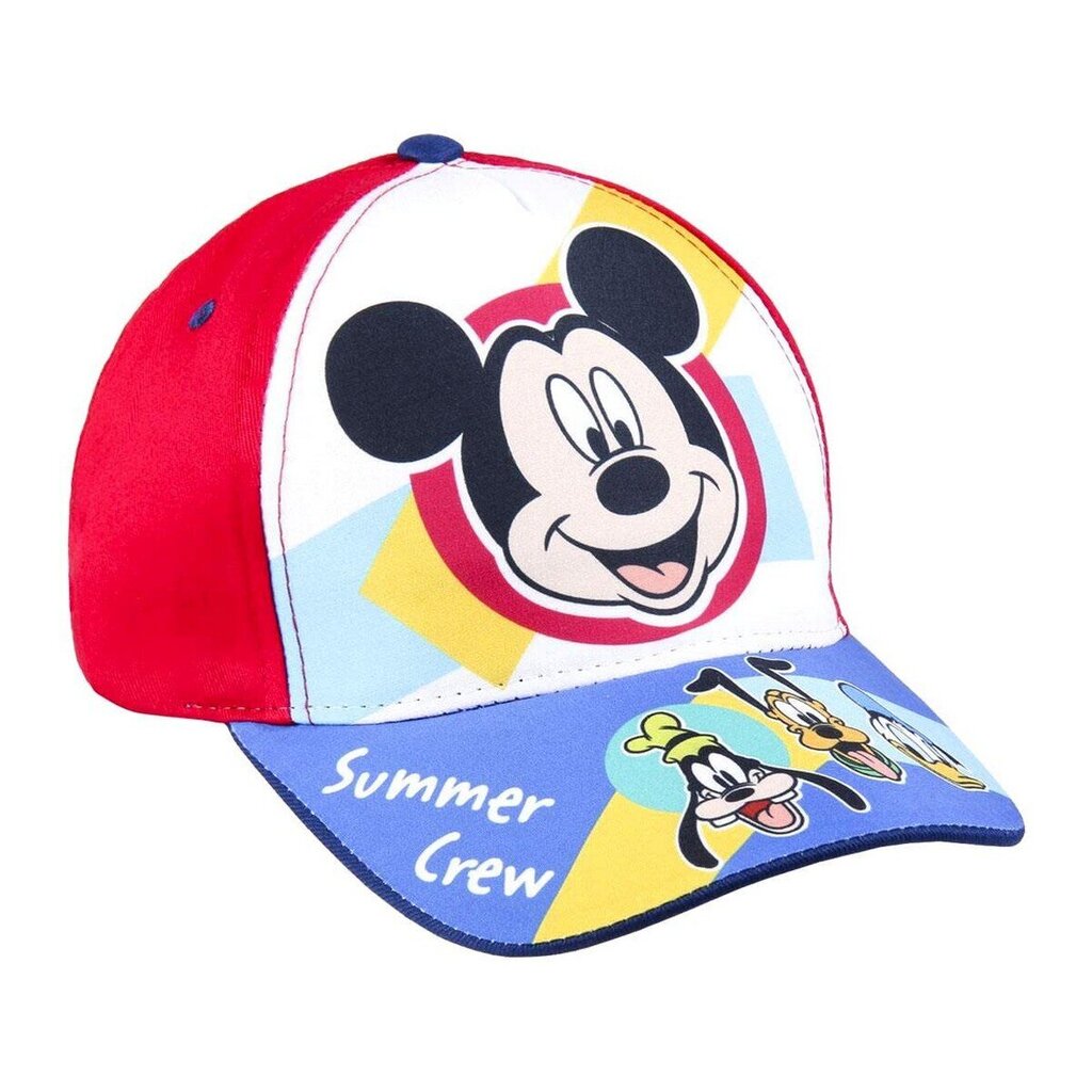 Bērnu cepure ar nagu Mickey Mouse Saulesbrilles (51 cm) cena un informācija | Cepures, cimdi, šalles meitenēm | 220.lv