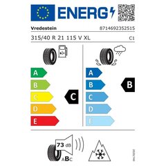 Шина для квадроцикла Vredestein WINTRAC PRO 315/40VR21 цена и информация | Зимняя резина | 220.lv