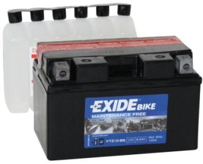 Moto akumulators Exide 12V 8,6Ah YTZ10-BS AGM 150x87x93+- cena un informācija | Akumulatori | 220.lv