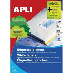 Этикетки Apli 1263, 64.6 x 33.8 мм, 100 шт. цена и информация | Тетради и бумажные товары | 220.lv