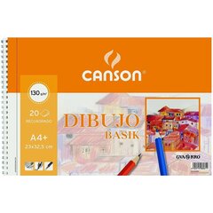 Микроперфорированная бумага Drawing pad Canson Basik, 130 г, 20 листов, 10 шт., спираль (23 x 32.5 см) цена и информация | Тетради и бумажные товары | 220.lv