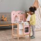 Virtuvīte Eco ar piederumiem VIGA PolarB, rozā krāsā cena un informācija | Rotaļlietas meitenēm | 220.lv