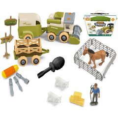 Строительный набор фермера Woopie с животными и аксессуарами цена и информация | Конструктор автомобилей игрушки для мальчиков | 220.lv