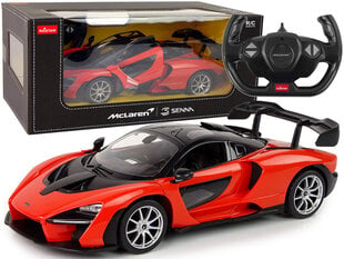Машина на дистанционном управлении McLaren Senna Rastar 1:14, оранжевый цена и информация | Конструктор автомобилей игрушки для мальчиков | 220.lv
