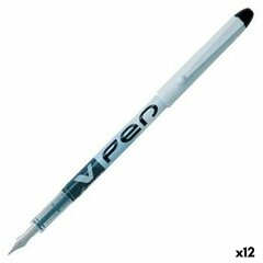 Kaligrāfijas pildspalva Pilot V Pen Vienreizējās lietošanas Melns 0,4 mm 12 gb. cena un informācija | Rakstāmpiederumi | 220.lv