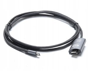 USB-C to HDMI UltraHD 4K@60Hz Cable 1.8m cena un informācija | Kabeļi un vadi | 220.lv