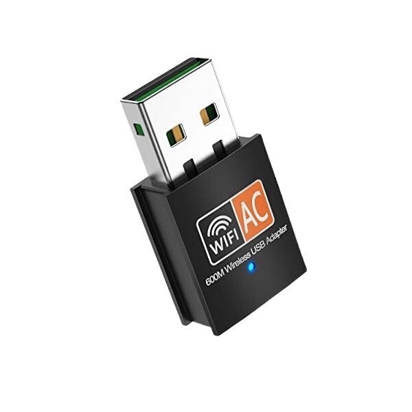 USB WiFi Dual Band Adapter 802.11ac / 600mbps / RTL8811cu цена и информация | Adapteri un USB centrmezgli | 220.lv