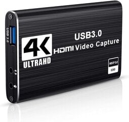 HDMI Video Capture Card 4K@60FPS / USB 3.0 / HDCP 2.2 цена и информация | Адаптеры и USB разветвители | 220.lv