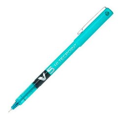 Liquid ink ballpoint pen Pilot Roller V-5 Celeste 12 штук цена и информация | Письменные принадлежности | 220.lv