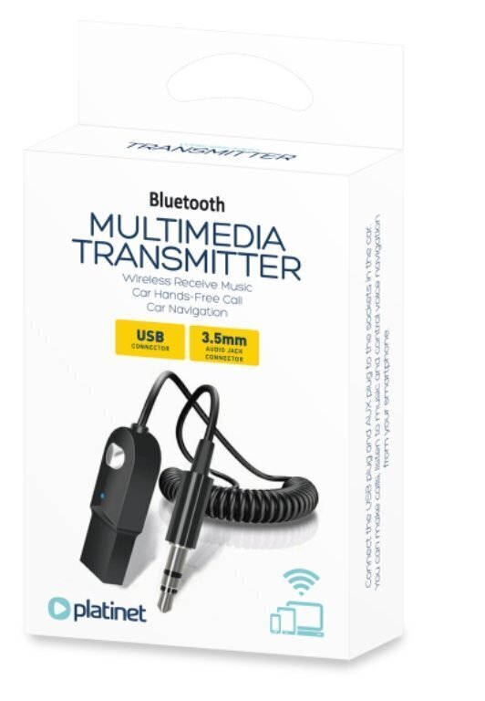 Platinet PMMA9823 Bluetooth 5.0 FM adapteris / AUX / MIC / USB cena un informācija | FM Modulatori | 220.lv