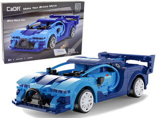 Гоночный автомобиль синий R/C 325 деталей, CaDA цена и информация | Конструктор автомобилей игрушки для мальчиков | 220.lv