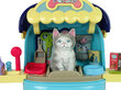 Kaķu skaistumkopšanas salona komplekts mugursomā cena un informācija | Rotaļlietas meitenēm | 220.lv