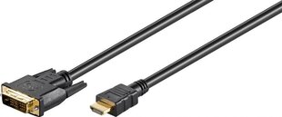 Kabelis Wentronic HDMI - DVI-D 1m цена и информация | Кабели и провода | 220.lv