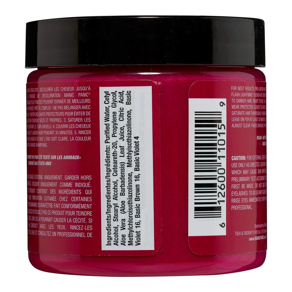 Noturīga Krāsa Classic Manic Panic Hot Hot Pink (118 ml) cena un informācija | Matu krāsas | 220.lv