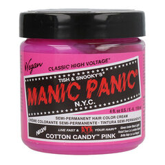 Noturīga Krāsa Classic Manic Panic ‎HCR 11004 Cotton Candy Pink (118 ml) cena un informācija | Matu krāsas | 220.lv