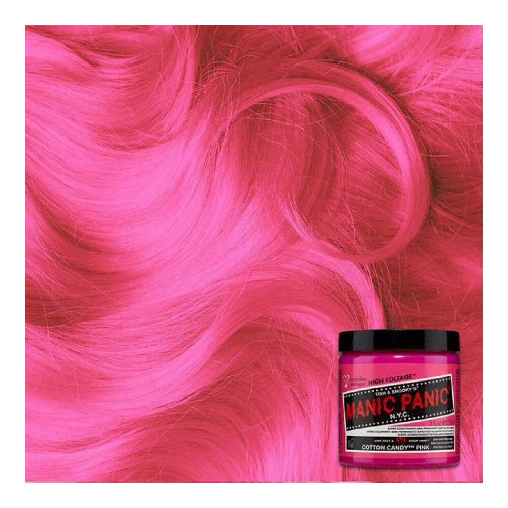 Noturīga Krāsa Classic Manic Panic ‎HCR 11004 Cotton Candy Pink (118 ml) cena un informācija | Matu krāsas | 220.lv