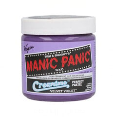 Daļēji Pastāvīga Krāsviela Manic Panic Creamtone Velvet Violet (118 ml) cena un informācija | Matu krāsas | 220.lv