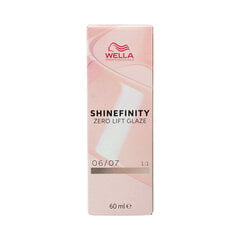 Перманентная краска Wella Shinefinity Nº 06/07, 60 мл цена и информация | Краска для волос | 220.lv