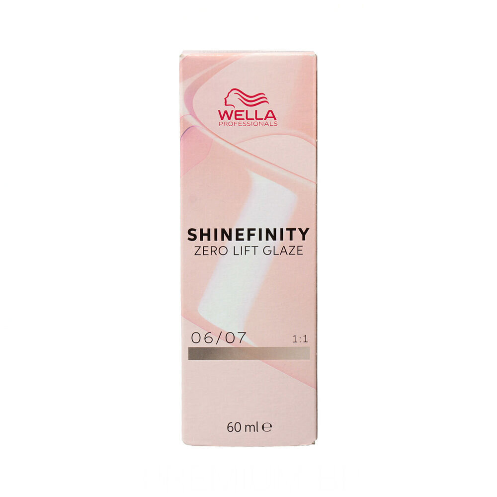 Permanents Krāsojošs Krēms Wella Shinefinity Nº 06/07 (60 ml) цена и информация | Matu krāsas | 220.lv