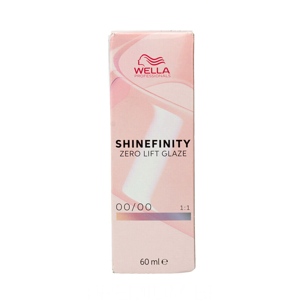 Permanents Krāsojošs Krēms Wella Shinefinity Nº 00/00 (60 ml) cena un informācija | Matu krāsas | 220.lv