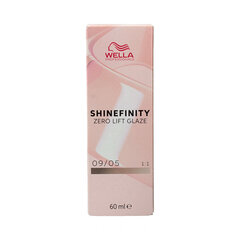 Перманентный краска Wella Shinefinity Nº 09/05, 60 мл цена и информация | Краска для волос | 220.lv