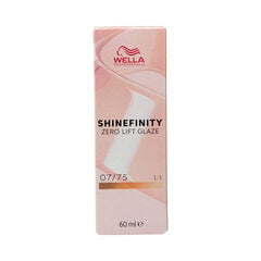 Permanents Krāsojošs Krēms Wella Shinefinity Nº 07/75 (60 ml) cena un informācija | Matu krāsas | 220.lv