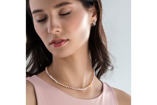 Kaklarota ar pērlēm ⌀ 5-5.5 mm, garums 40 cm cena un informācija | Kaklarotas | 220.lv