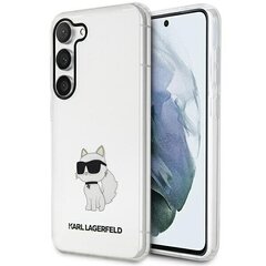 Karl Lagerfeld KLHCS23MHNCHTCT S23+ S916 transparent hardcase Ikonik Choupette цена и информация | Чехлы для телефонов | 220.lv