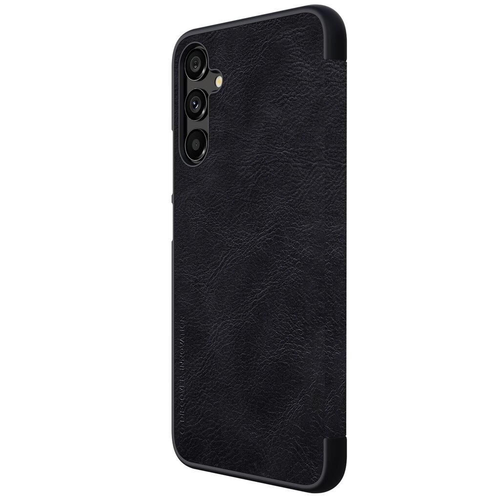 Nillkin Qin Book Case for Samsung Galaxy A34 5G Black cena un informācija | Telefonu vāciņi, maciņi | 220.lv