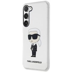 Telefona vāciņš Karl Lagerfeld KLHCS23SHNIKTCT piemērots S23 S911, Caurspīdīgs, Ikonik Karl Lagerfeld цена и информация | Чехлы для телефонов | 220.lv