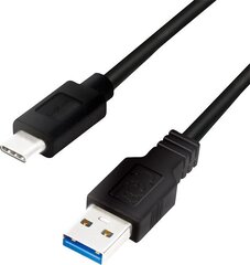 LogiLink CU0166, USB-A - USB-C, 0.15m cena un informācija | Savienotājkabeļi | 220.lv