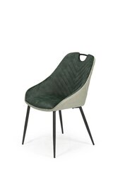4-u ēdamistabas krēslu komplekts Halmar K412, tumši zaļš cena un informācija | Virtuves un ēdamistabas krēsli | 220.lv