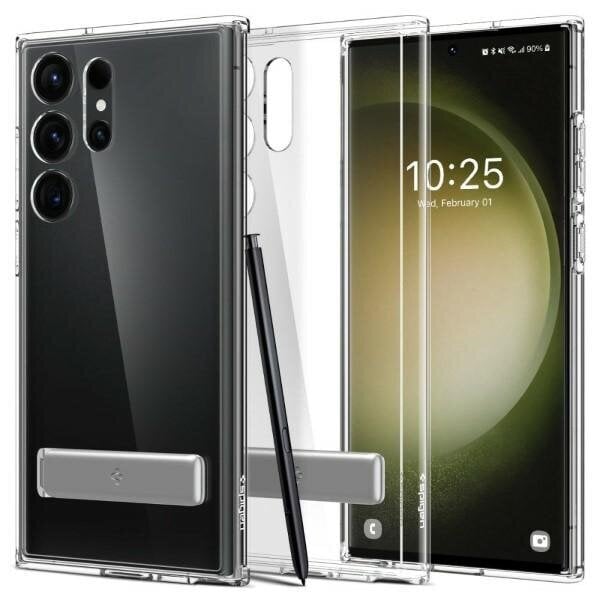 Telefona vāciņš Spigen Ultra Hybrid "S" S23 Ultra S918 Caurspīdīgs ACS05622 cena un informācija | Telefonu vāciņi, maciņi | 220.lv