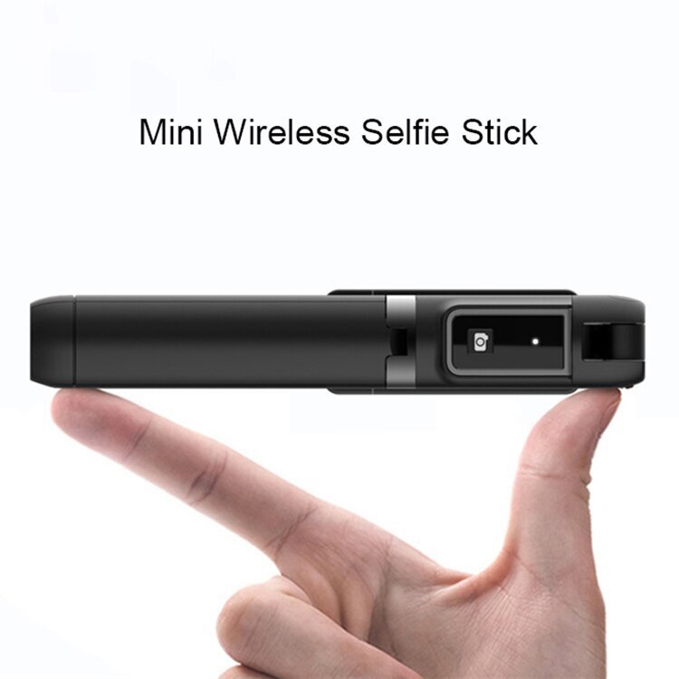 Selfie Stick MINI - ar bluetooth bezvadu pulti - P40 Melns cena un informācija | Selfie Sticks | 220.lv