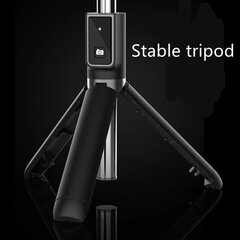 Selfie Stick MINI - with detachable bluetooth remote control and tripod - P40 BLACK цена и информация | Моноподы для селфи («Selfie sticks») | 220.lv