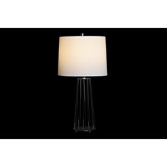 Galda lampa DKD Home Decor Metāls Poliesters Balts 220 V 50 W (33 x 33 x 66 cm) cena un informācija | Galda lampas | 220.lv