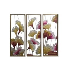 Canvas DKD Home Decor 3 gb Augu lapas (122 x 3 x 122 cm) цена и информация | Картины | 220.lv