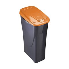 Atkritumu tvertne, melns/oranžs, 15 L cena un informācija | Miskastes | 220.lv