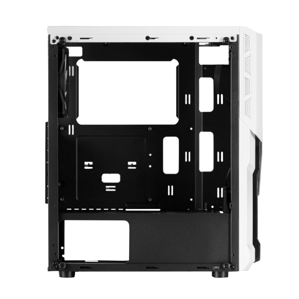 Mars Gaming - MC-X7 Blanco Caja PC Gaming ATX Frontal ARGB Ventilador 12cm  RGB Ventana Lateral