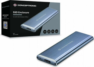 Чехол для жесткого диска Conceptronic DDE03G Серый 2,5" цена и информация | Чехлы для жёстких дисков | 220.lv